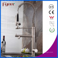 Fyeer New Nickle Brushed Pull Down Spray Kitchen Sink Faucet